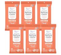 Pharma C Wipe Water Activated No Rinse Bath Towels Mild 10 Pack (Pack of 6)