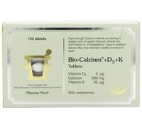Pharma Nord Bio Calcium Tablets with D3, K1 & K2 – 150 Tablets