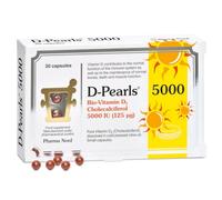 Pharma Nord D-Pearls Bio-Vitamin D3 5000 IU (125Âµg) - 30 Capsules
