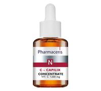 Pharmaceris N C-Capilix, Serum for Vascular Skin, Concentrate with Vitamin C 1200 mg, Prevents Skin Pigmentation, Vitamin E, Anti Aging - 30 ml