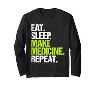 Pharmaceutical Chemist Eat Sleep Routine Long Sleeve T-Shirt