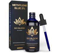 Pharmaceutical Grade Blue Methylene Drops, High Potency, 2% Methylene Blue for Humans, Double Strength, 100ml (3.8oz), Third Party Lab Tested, USP Grade