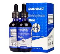 Pharmaceutical Grade Methylene Blue 1%, Formaldehyde and Alcohol Free, Third-Party Tested USP-Grade Methylene Blue for Humans, 60ml - 1 Pack
