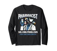 Pharmacist Solving Problems Pharmacy Technician Student Long Sleeve T-Shirt