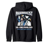 Pharmacist Solving Problems Pharmacy Technician Student Zip Hoodie
