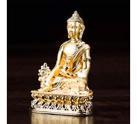 Pharmacist Tathagata Statue Tibetantantric Sculpture Buddhism Figurine 3Inch Portable Buddha Statuette Small Buddhist Zen Medicine Buddha Home Decoration Ornament Art collection