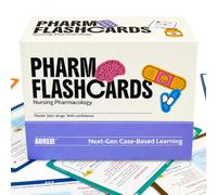 Pharmacology Flash Cards for Nursing Student, NCLEX ATI HESI, RN LPN Prep