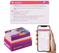 Pharmacology Flash Cards - No Fluff - Nursing School Essentials for Students - 2025-2026 NCLEX ATI HESI Review LPN RN Flash Cards (223 Cards)