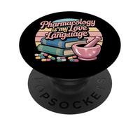 Pharmacology Is My Love Language Cute Pharmacy Quote PopSockets Adhesive PopGrip