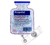 Pharmacy Badge Reel Holder Retractable ID Name Card Clip Funny Reels for Pharmacist Anesthetist CRNA EMS EMT MA CNA RA LPN Nurse Nursing RN CNA Student Medical Assistant Supplies Gifts Essentials