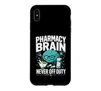 Pharmacy Brain Never Off Duty Pharmacist Case for iPhone XS Max