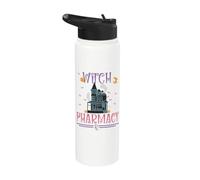 Pharmacy Halloween Witch Pharmacist Technician CPht Stainless Steel Insulated Water Bottle