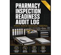 Pharmacy Inspection Readiness Audit Log: Self-Assessment Checklist Corrective Action Tracking State Board DEA Compliance Documentation Pre-Inspection Records