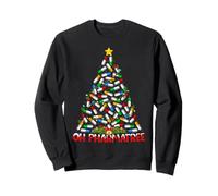 Pharmacy Pill Christmas Tree Pharmacist Pharmacy Tech Xmas Sweatshirt