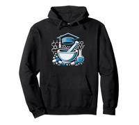 Pharmacy School Graduation Pharmd Mortar Pestle Vintage Art Pullover Hoodie