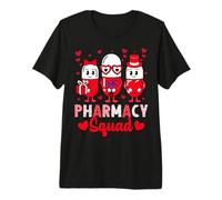 Pharmacy Squad Funny Valentine's Day Pharmacist Technician Premium T-Shirt