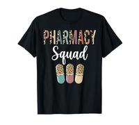 Pharmacy Squad Medicine Bottles Mortar Pestle T-Shirt
