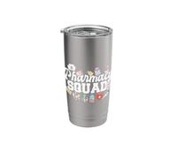 Pharmacy Squad Pharmacist Life Pharmacology Technician Stainless Steel Insulated Tumbler