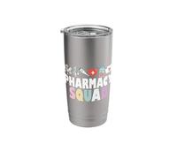 Pharmacy Squad Pharmacist Life Pharmacology Technician Stainless Steel Insulated Tumbler
