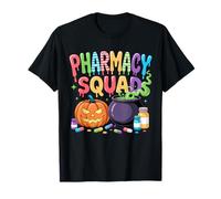 Pharmacy Squad Pumpkin Cauldron Outfit Spooky Science Fans T-Shirt