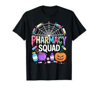 Pharmacy Squad Spider Web Halloween Outfit Pills and Potions T-Shirt