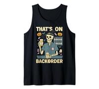 Pharmacy Tech Skeleton That’s On BackOrder Halloween Costume Tank Top