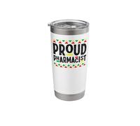 Pharmacy Tech Technician Pharmacist Student African American Stainless Steel Insulated Tumbler