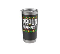 Pharmacy Tech Technician Pharmacist Student African American Stainless Steel Insulated Tumbler