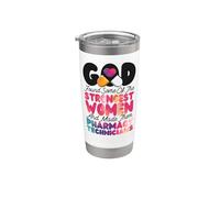 Pharmacy Tech Technician Pharmacist Student Female Girl God Stainless Steel Insulated Tumbler