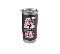 Pharmacy Tech Technician Pharmacist Student Female Girl God Stainless Steel Insulated Tumbler