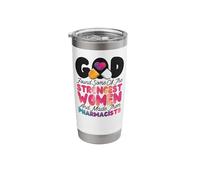 Pharmacy Tech Technician Pharmacist Student Female Girl God Stainless Steel Insulated Tumbler