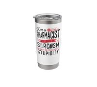 Pharmacy Tech Technician Pharmacist Student I'm A Pharmacist Stainless Steel Insulated Tumbler