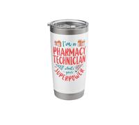 Pharmacy Tech Technician Pharmacist Student I'm A Pharmacy Stainless Steel Insulated Tumbler