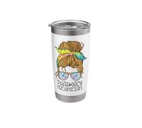 Pharmacy Tech Technician Pharmacist Student Sunglasses Bun Stainless Steel Insulated Tumbler