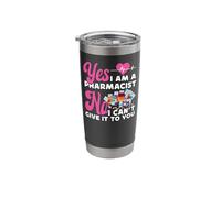 Pharmacy Tech Technician Pharmacist Student Yes I Am Stainless Steel Insulated Tumbler