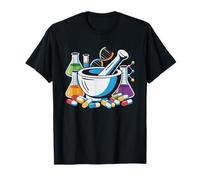 Pharmacy Technician Crazy Cat Lady Pharm Tech Feline Lover T-Shirt