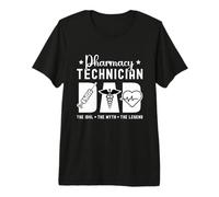 Pharmacy Technician Dad The Idol Medical Pharmacy Technician Premium T-Shirt