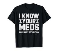 Pharmacy Technician Drug Interaction Knowledge Expertise T-Shirt