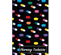 Pharmacy Technician: gifts for pharmacy technicians, lined journal, blank notebook, 6"x 9", 100 pages for writing notes, decorated interior.