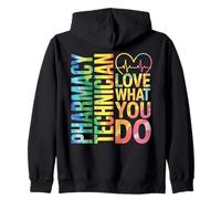 Pharmacy Technician Love CPhT Pharmacy Tech Zip Hoodie