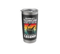 Pharmacy Technician Not Getting Old Funny Pharmacy Tech Stainless Steel Insulated Tumbler