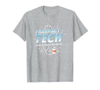 Pharmacy Technicians: Like A Doctor But Cooler T-Shirt, Men, Heather Grey, L