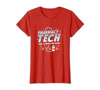 Pharmacy Technicians: Like A Doctor But Cooler T-Shirt, Women, Red, S