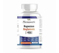 Pharmanostix Magnesium Bisglycinate 1500mg Daily Serving- 90 Capsules | High Absorption & Gentle on Stomach | Sleep, Muscle, Nerve & Energy Support | Vegetarian, Non-GMO, UK Made