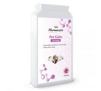 Pharmanostix Pet Calming 120 Chicken Flavour Tablets, Reduce Hyperactivity with Dog Anxiety, Aggression and Stress Relief, Support For Nervous, UK Manufactured