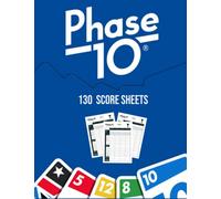 Phase 10 Score Sheets: Phase 10 Score Cards | 130 Large Score Pads For Phase 10 Card Game Scorekeeping ( 8.5 X 11 Inches )