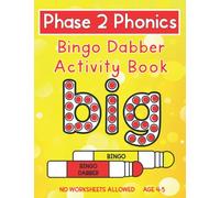 Phase 2 Phonics Bingo Dabber Activity Book: High Frequency Words (Activity Books for 3-7 Year Olds)