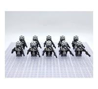 (Phase 2 Wolfpack Airborne Clone Troopers) Star Wars 501st Captain Rex Jesse Echo Clone Troopers Army Set Minifigures Set