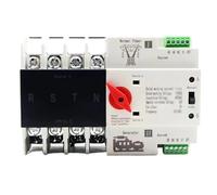 Phase Din Rail ATS PV 2P 100A AC 220V AC 230V Dual Power Automatic Transfer Electrical Selector Switches Uninterrupted