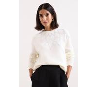 Phase Eight Abigail Sweater In Soft White Soft White XL